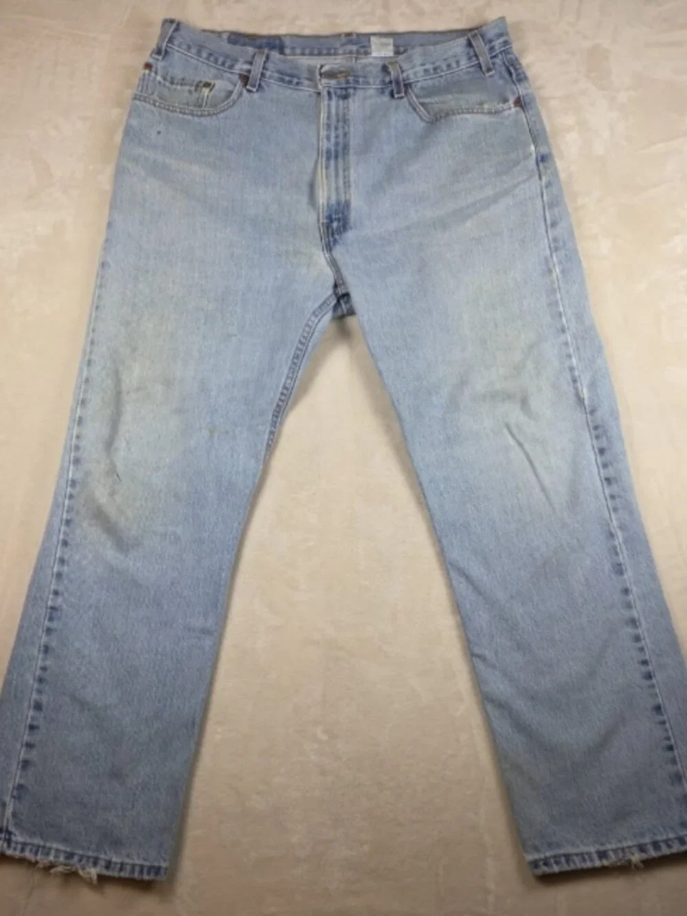 Levi’s 505 Regular Fit Straight Leg Jeans – Light Wash – Men’s W38 L30